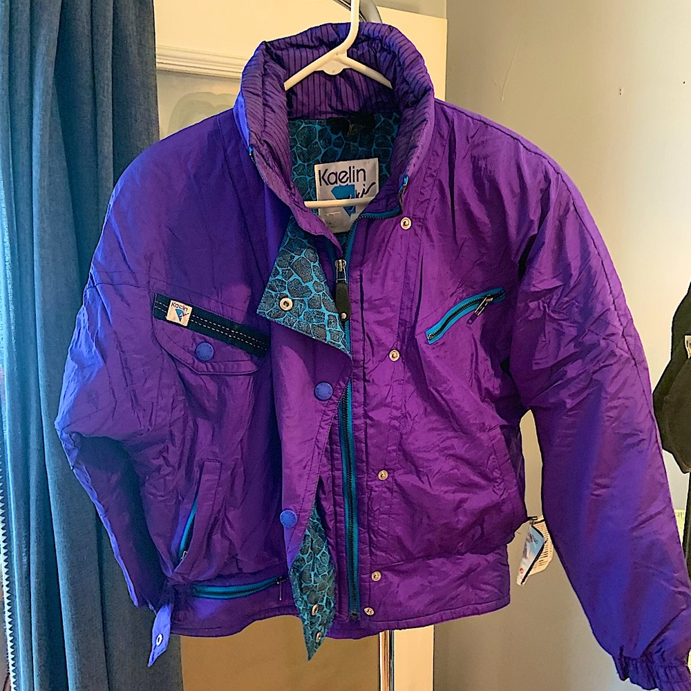 Vintage 80’s Ski Purple Jacket